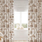 Neutral Woodland Toile Blackout Curtains
