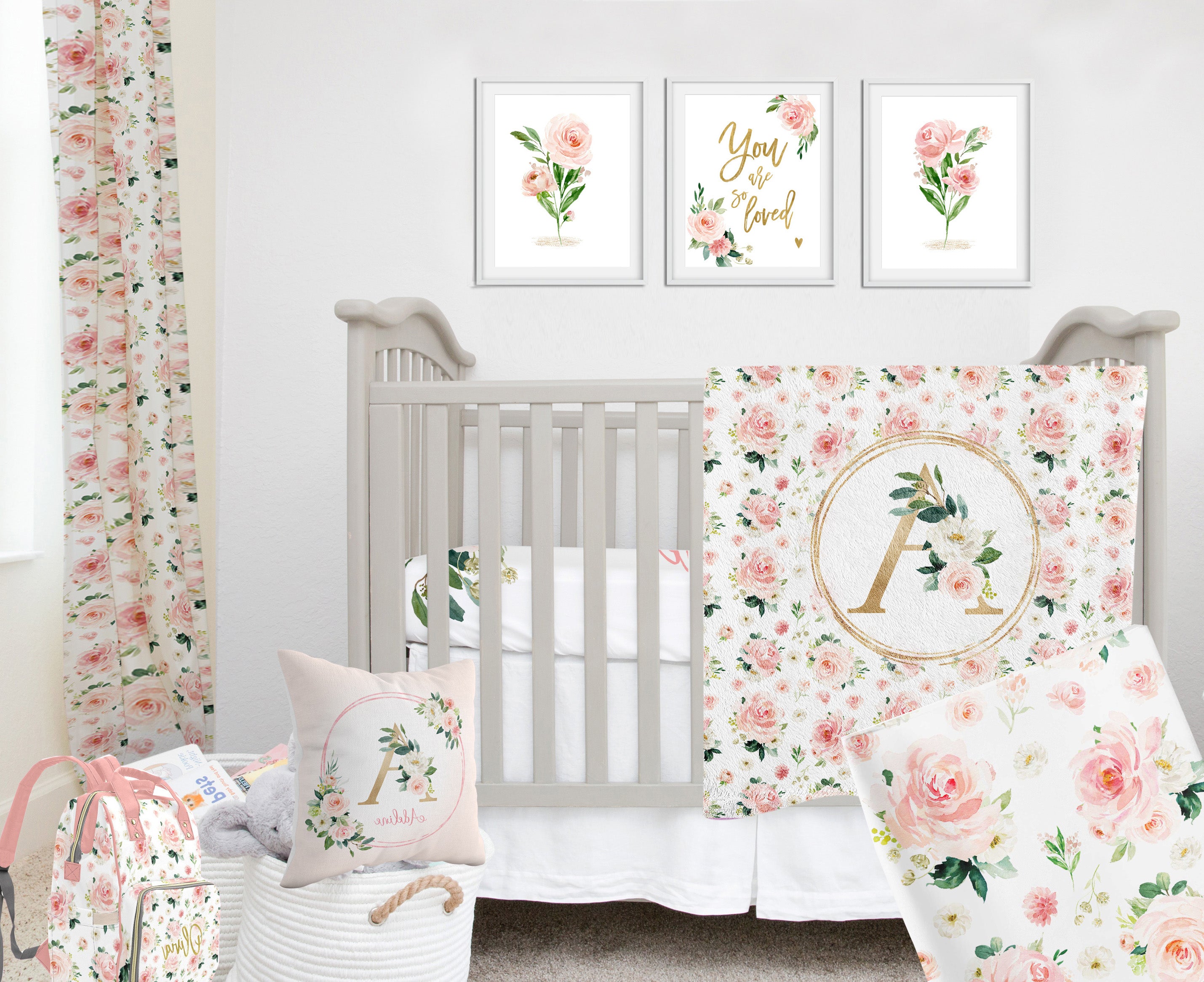 Girl clearance nursery sets