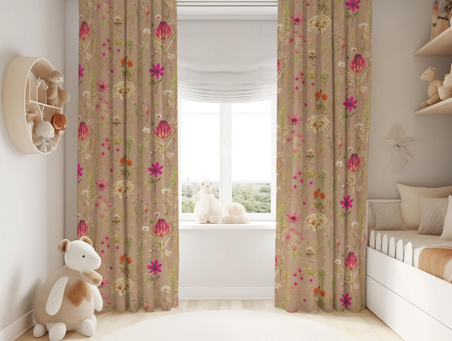 Wildflower Botanical Blackout Curtains