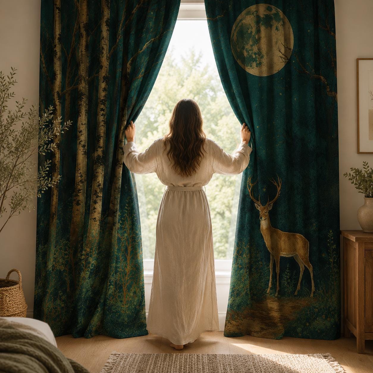 Mystical Forest Blackout Curtains