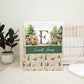 Beige Woodland Personalized Blanket For Boy