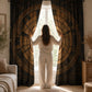 Rustic Boho Mandala Blackout Curtains