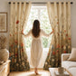 Wildflower Botanical, Vintage Blackout Curtains