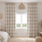 Neutral Plaid, Beige Plaid Blackout Curtains