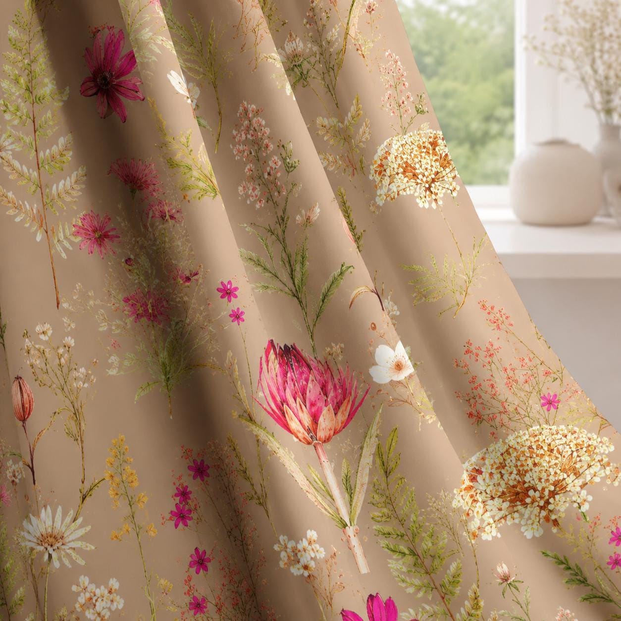 Wildflower Botanical Blackout Curtains