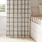 Plaid Blackout Nursery Blackout Curtains