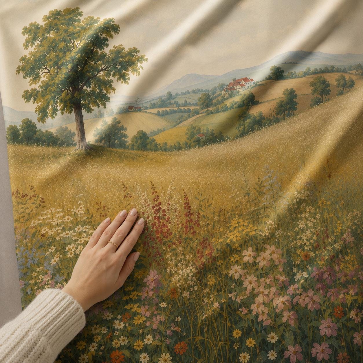 Vintage Countryside Blackout Curtains