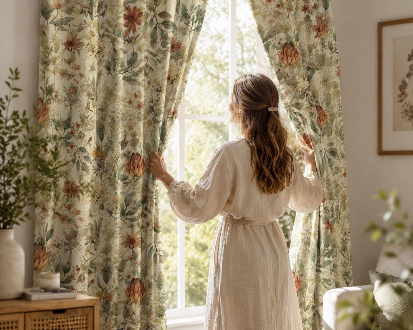 Wildflower Botanical Blackout Curtains