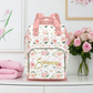 Blush Florals Personalized Diaper Bag