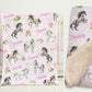 Horses Personalized Blanket for Girl