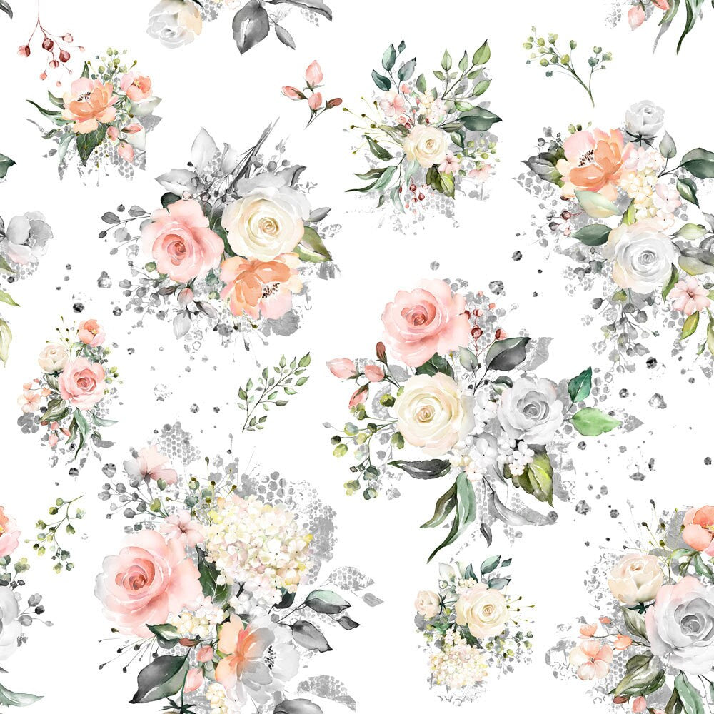 Farmhouse Floral Blackout Curtains