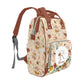 Rust Garden Personalized Diaper Bag