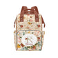 Rust Garden Personalized Diaper Bag