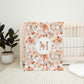 Carmel Florals Personalized Diaper Bag