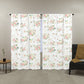 Roses Garden with Geometrcs Blackout Curtains