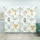 Greenery with Safari Animals Blackout Curtains