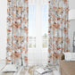 Caramel Florals Blackout Curtains