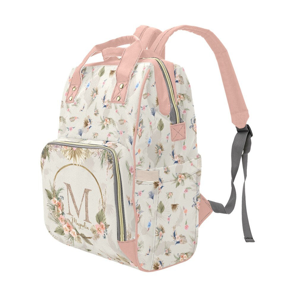 Dry Grass Personalized Diaper Bag