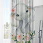 Blush Florals with Elephant Blackout Curtains