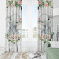 Blush Florals with Elephant Blackout Curtains