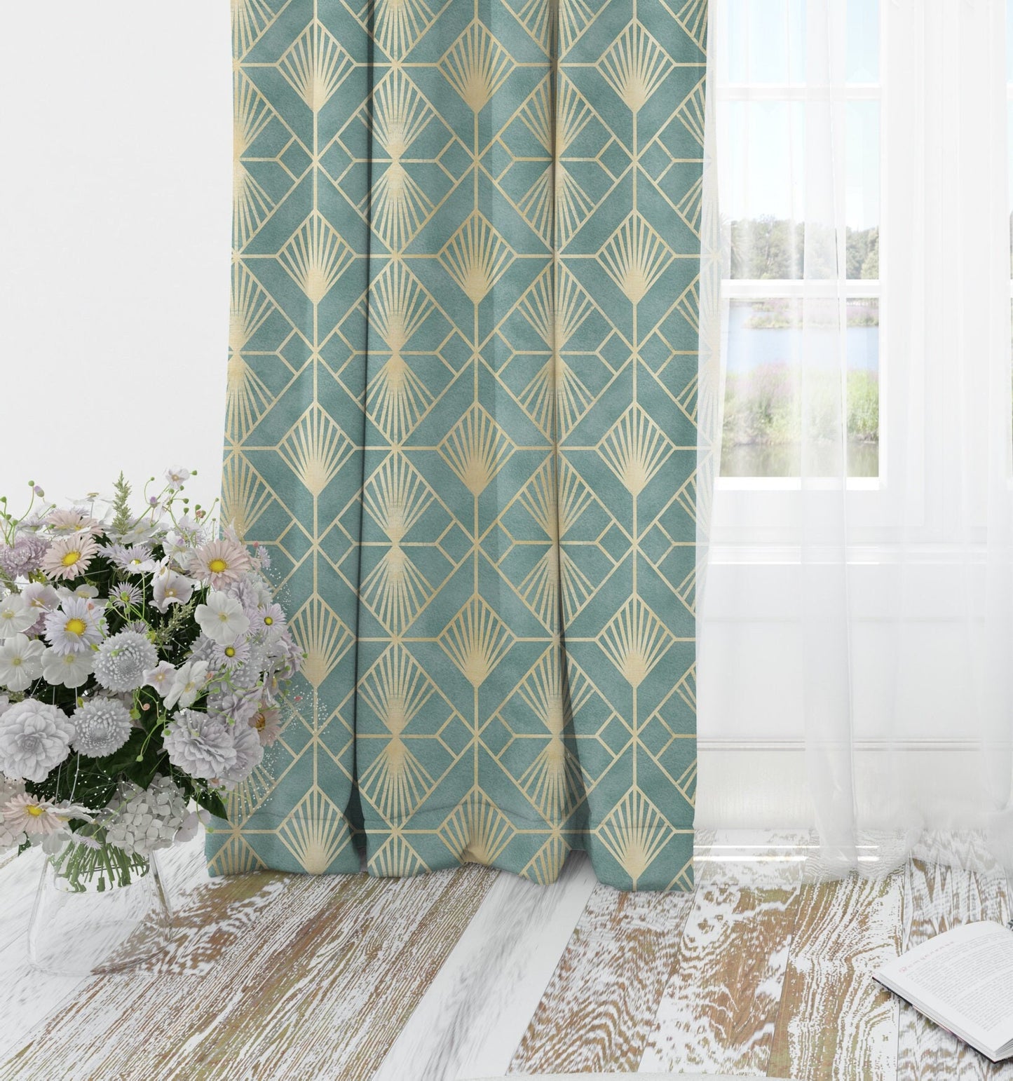 Royal Green Blackout Curtains