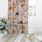 Abstract Cream Blackout Curtains