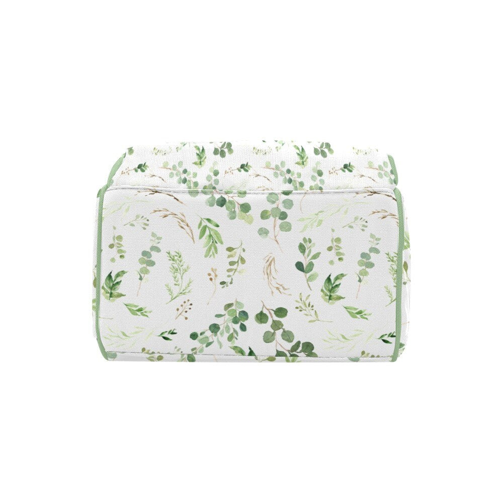 Greenery with Deer and Friends Personalized Diaper Bag