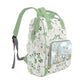 Greenery with Deer and Friends Personalized Diaper Bag