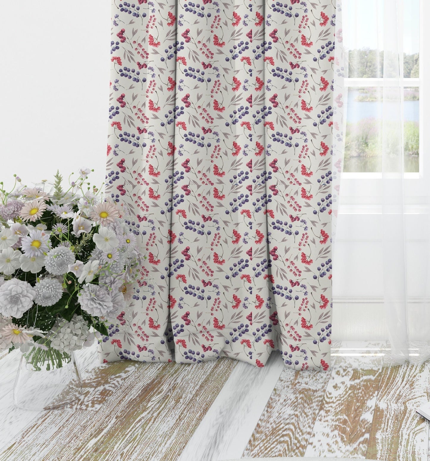 Berries Blackout Curtains