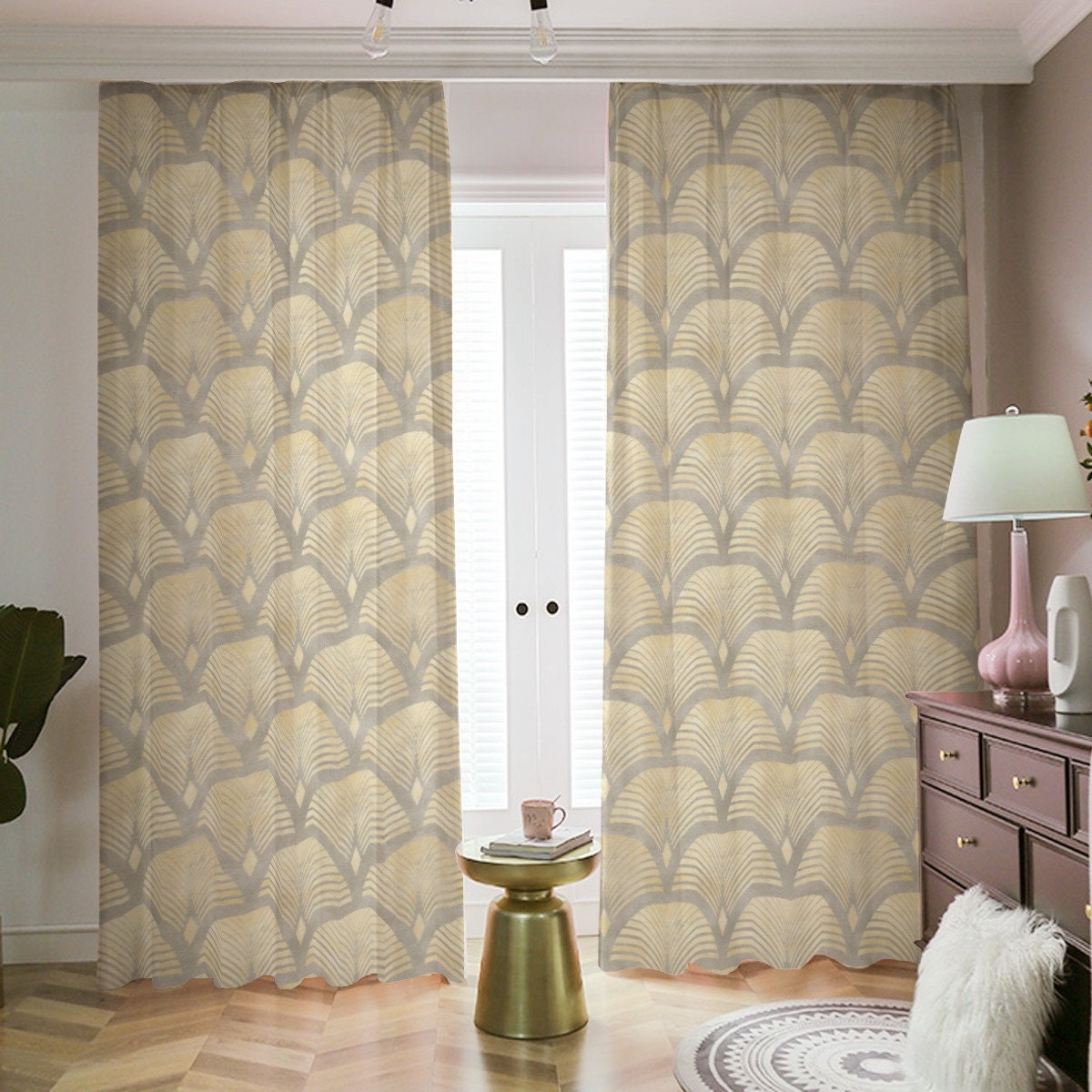 Royal Gold Blackout Curtains