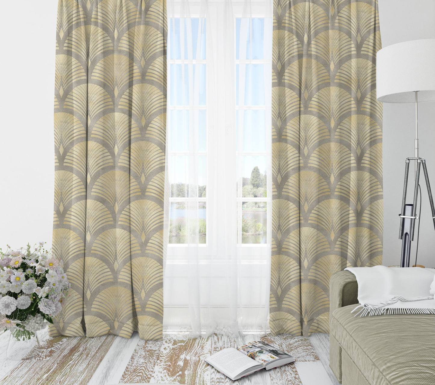 Royal Gold Blackout Curtains