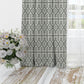 Grey Patterned Blackout Curtains