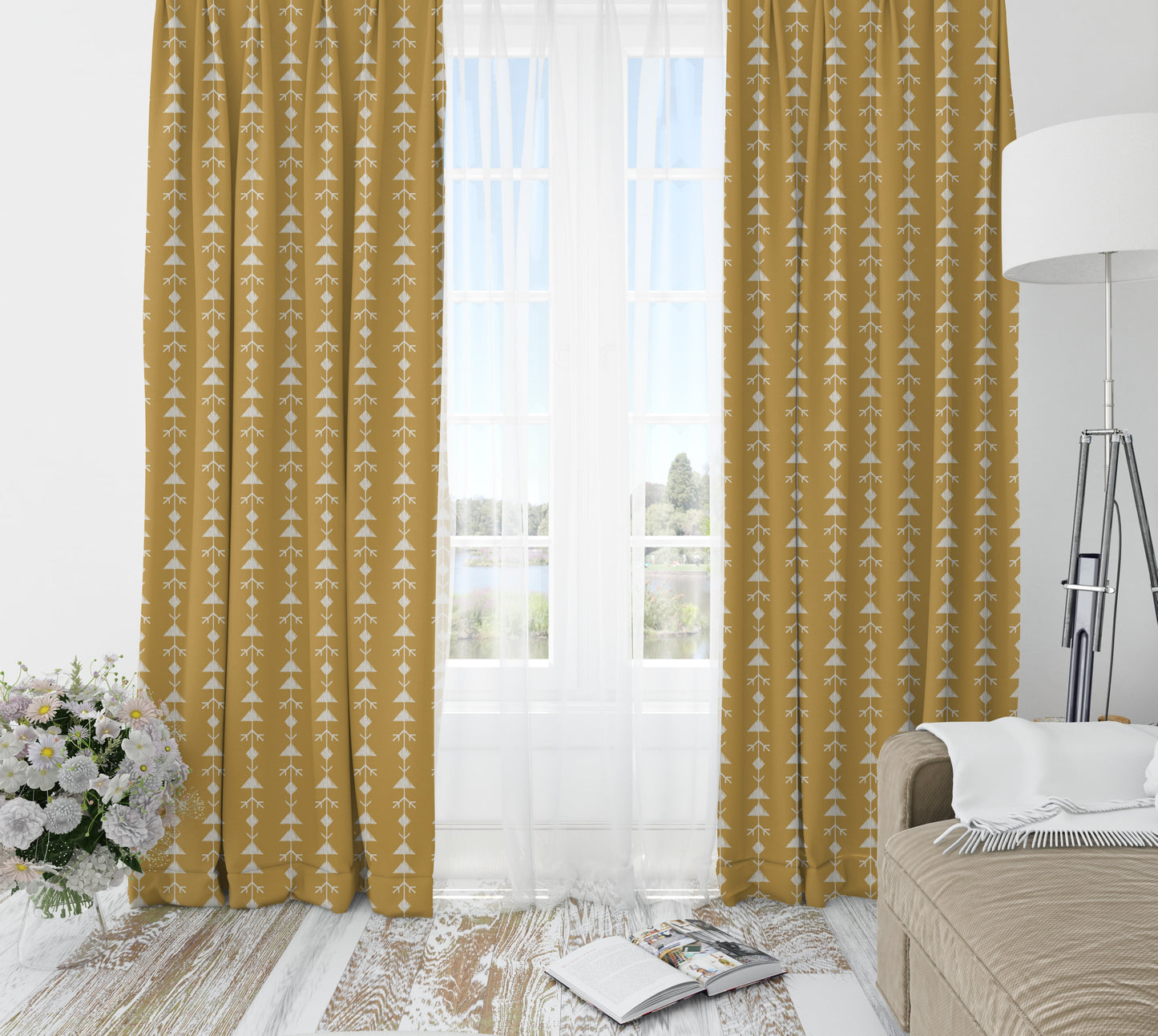 Mustard Blackout Curtains