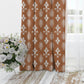 Rust Boho Blackout Curtains