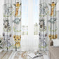 Cute Safari Animals Blackout Curtains