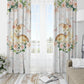 Floral Deer Blackout Curtains