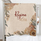 Vintage Charm Personalized Blanket for Girl