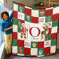 Christmas Patchwork Personalized Quilted Bedspread Set