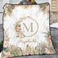 Dry Grass Personalized Quilted Bedspread Set