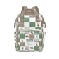 Forest Animals Patchwork Personalized Diaper Bag