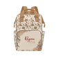 Vintage Charm Personalized Diaper Bag