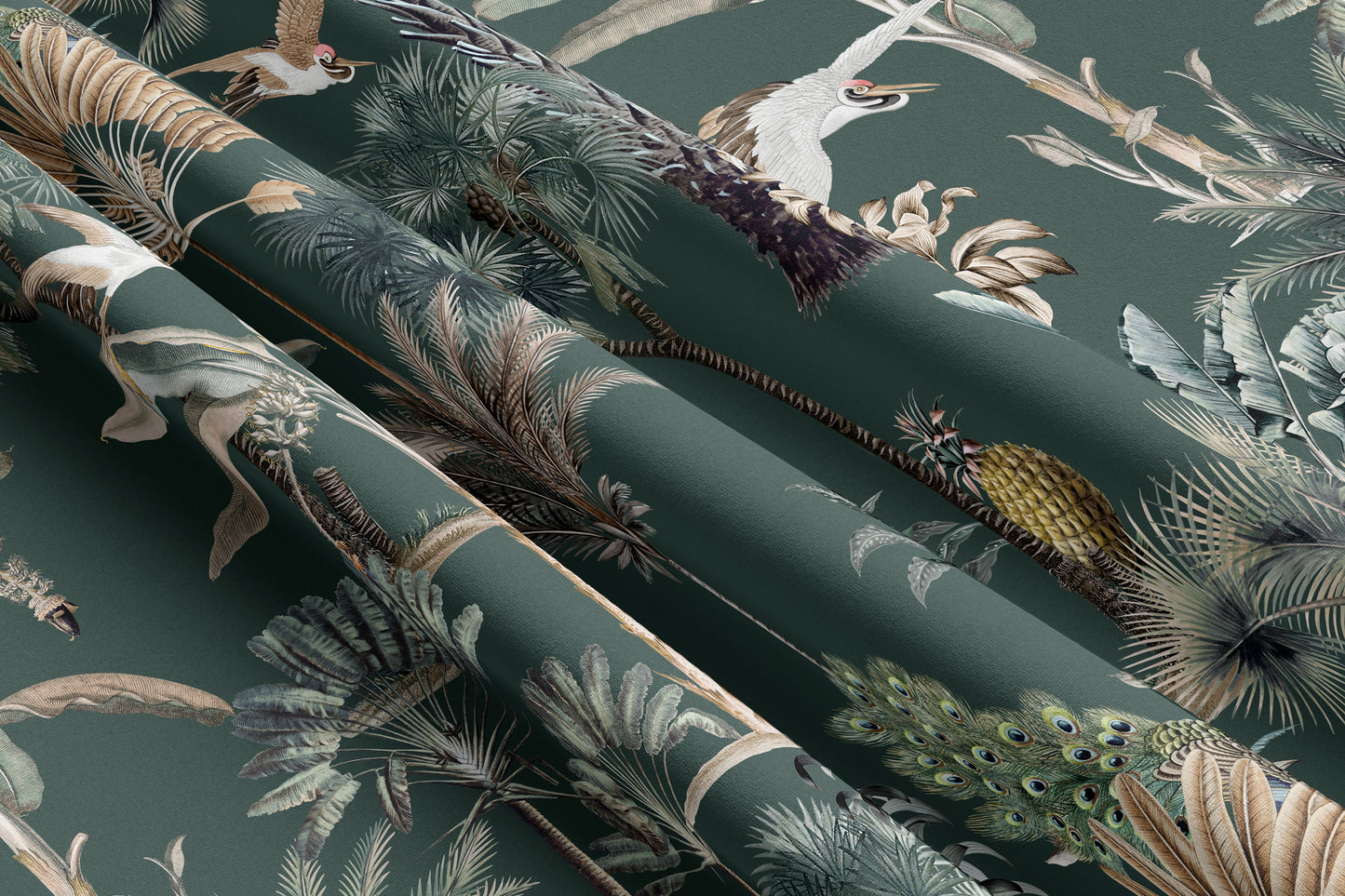 Tropical Patterned Blackout Curtains