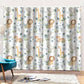 Safari Animals with Lions Blackout Curtains