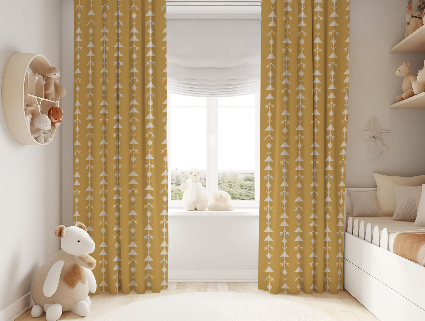 Mustard Blackout Curtains