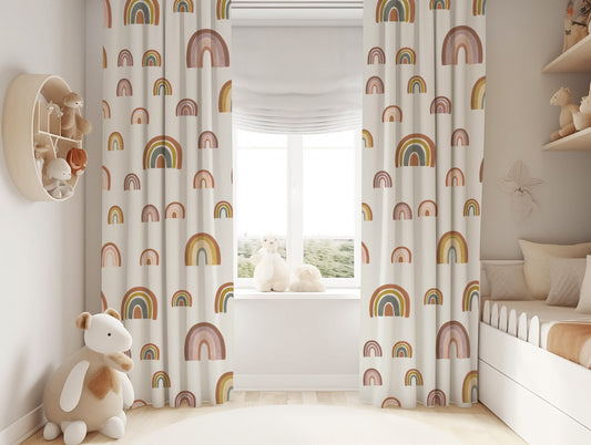 Rainbows Patterned Blackout Curtains