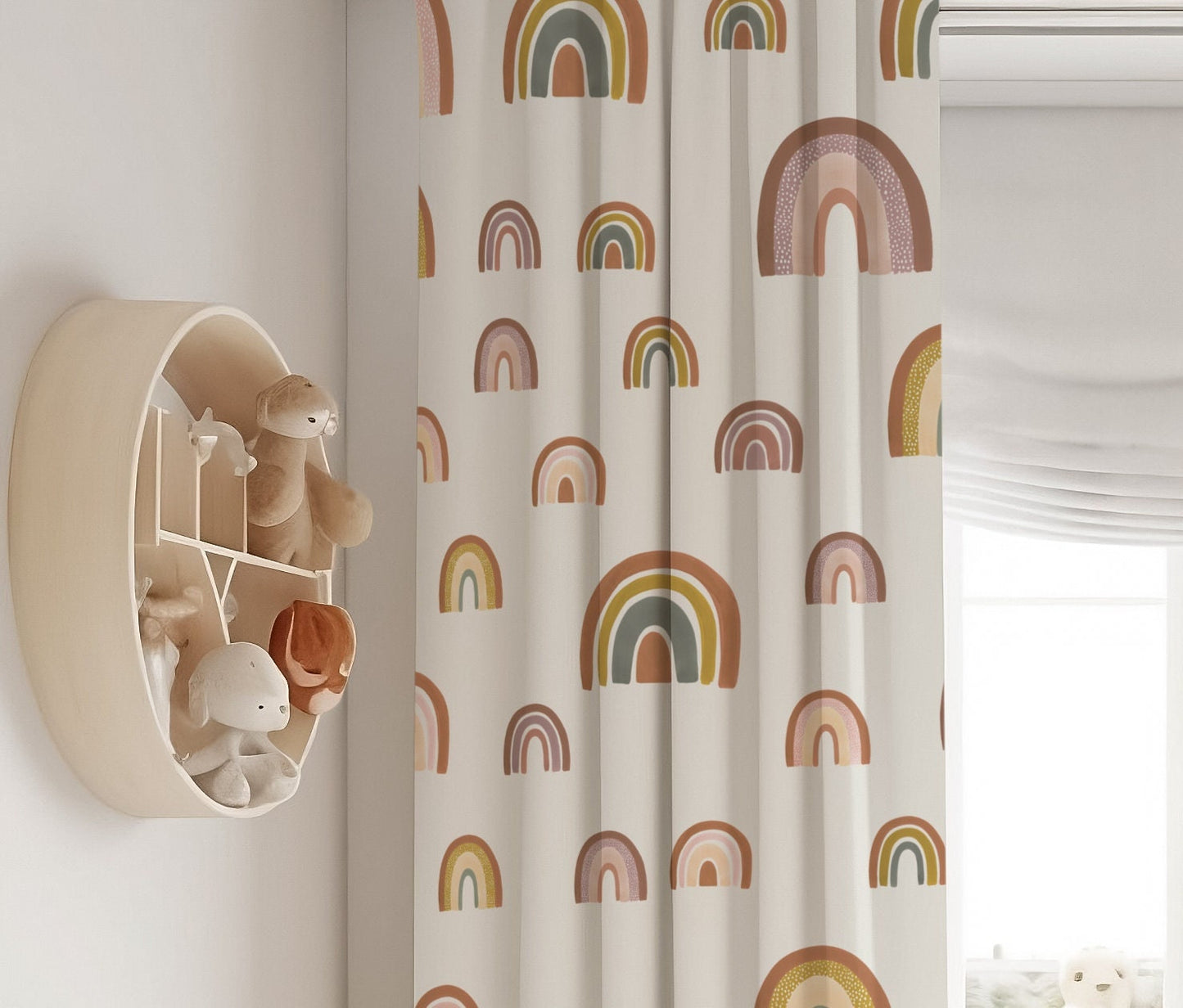 Rainbows Patterned Blackout Curtains