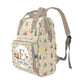 Beige Woodland Personalized Diaper Bag