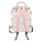 Gentle Pink Personalized Diaper Bag