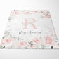 Gentle Pink Personalized Blanket for Girl