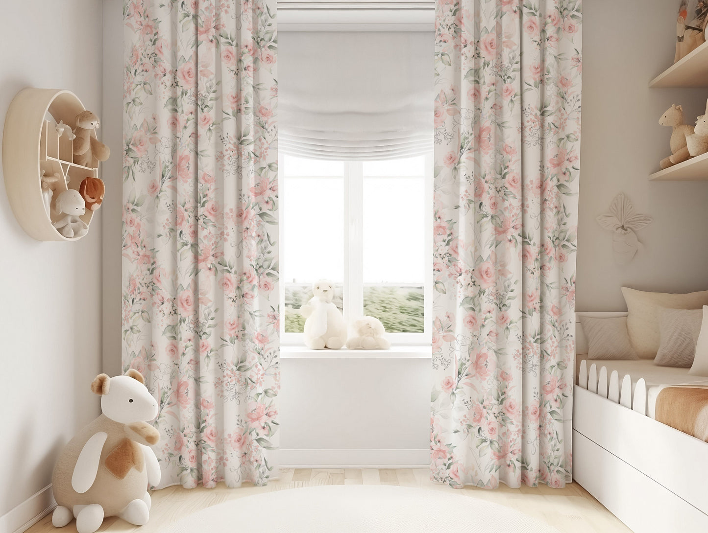 Gentle Pink Blackout Curtains